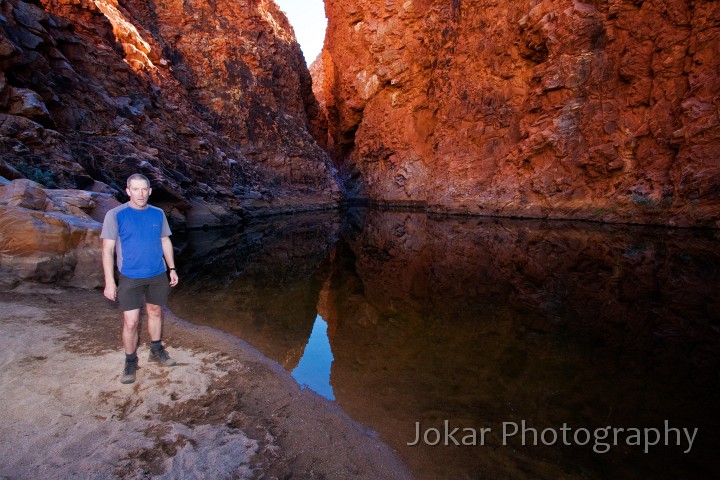 Larapinta_20080531_086 copy.jpg - John at Redbank Gorge on Day 1; just another 233km to go